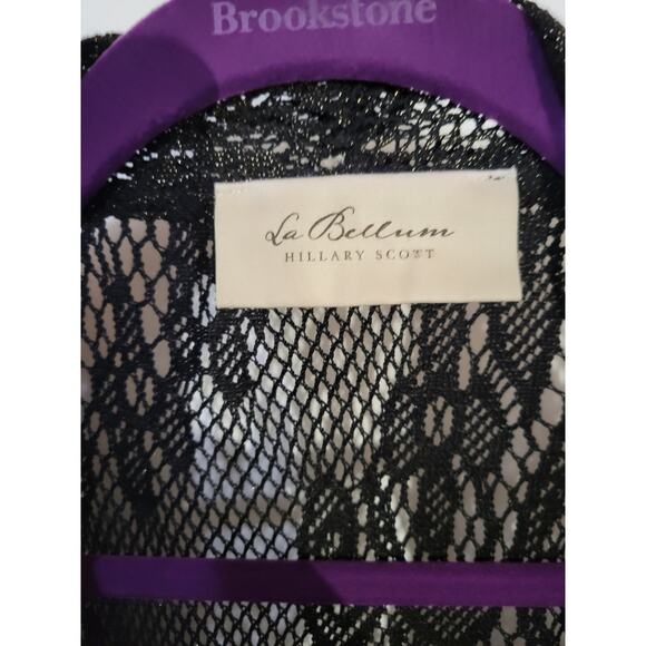 LaBellum Hillary Scott Crochet Topper Black M/L - Picture 3 of 6